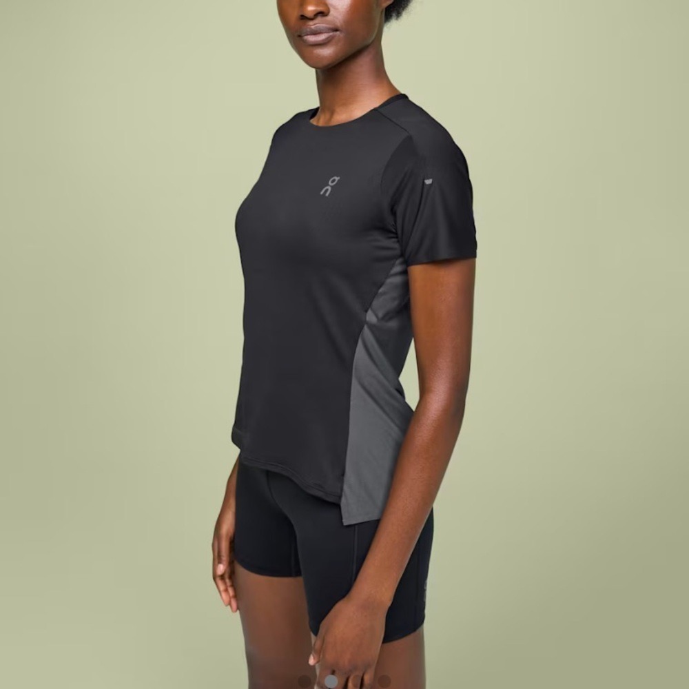On Running Performance T-Shirt Black Eclipse Gray Large